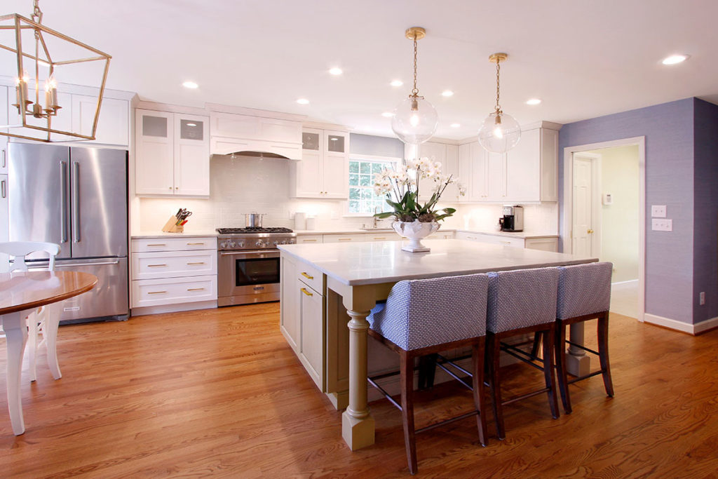 Durham Clean and Crafty Kitchen Design and Remodel - White Cabinets